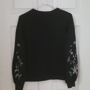 Who What Wear Black Sweatshirt